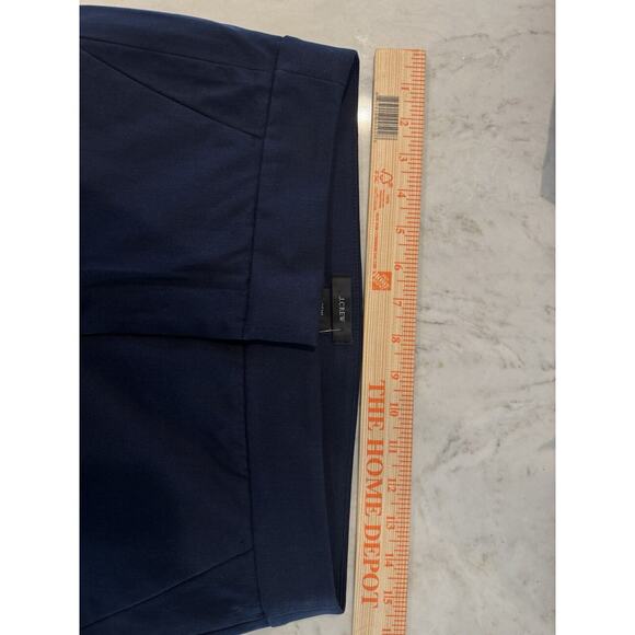 J.Crew Remi Pants Womens SZ 6 Navy Bi-Stretch Cotton Side Zip NWT AG172 - Picture 6 of 10